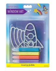 CREATIVITY FOR KIDS WINDOW ART OUTER SPACE