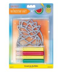 CREATIVITY FOR KIDS WINDOW ART FUN FRUITS
