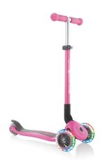 GLOBBER PRIMO FOLDABLE WITH LIGHTS DEEP PINK