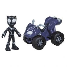 HASBRO MARVEL BLACK PANTHER ACTION FIGURE WITH VEHICLE