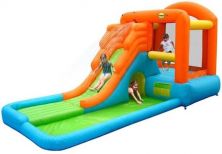 HAPPY HOP GIANT BOUNCY CASTLE SLIDE AND POOL