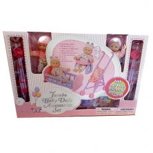 BABY DOLL 13 INCH JUMBO BABY DOLL AND ACCESSORIES SET