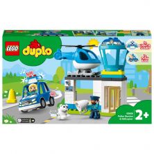 LEGO DUPLO POLICE STATION & HELICOPTER