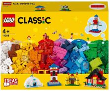 LEGO CLASSIC BRICKS AND HOUSES