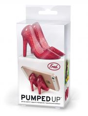 FRED & FRIENDS FRED PUMPED UP-GLITTER PHONE STAND-RUBY