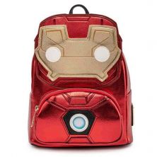 LOUNGEFLY MINI BACKPACK - MARVEL IRON MAN WITH LIGHT
