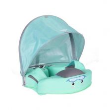 MAMBOBABY WAIST FLOAT WITH CANOPY - GREEN