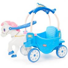 LITTLE TIKES COZY COUPE - PRINCESS HORSE & CARRIAGE FROSTY B