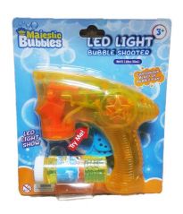 MAJESTIC BUBBLES BLASTER BATTERY OPERATED WITH LIGHT