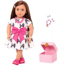 OUR GENERATION NANCY DOLL WITH JEWELLERY