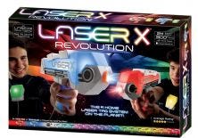  LASERX REVOLUTION DOUBLE BLASTERS BATTERY OPERATED