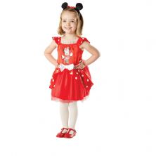 RUBIES COSTUME MINNIE MOUSE BALLERINA RED TODDLER