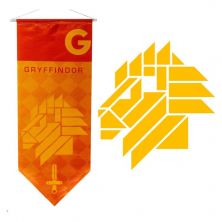 SIH GRYFFINDOR FLAG PENNANT SWORD CUT - HARRY POTTER