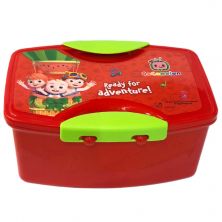 COCOMELON RED DOUBLE LAYER LUNCH BOX