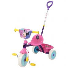 DISNEY MINNIE MOUSE TRIKE WITH PUSH HANDLE RIDE-ONS
