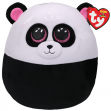TY TOYS SQUISH-A-BOOS PANDA BAMBOO BLK/WHTE 10INCH