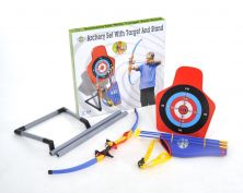 UNITED SPORTS ARCHERY GAME SET WITH TARGET AND STAND