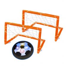 UNITED SPORTS 8-INCH AIR SOCCER DISC GAME SET WITH LED LIGHT