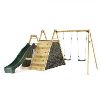 PLUM CLIMBING PYRAMID WOODEN FRAME WITH SWINGS PLAYSET