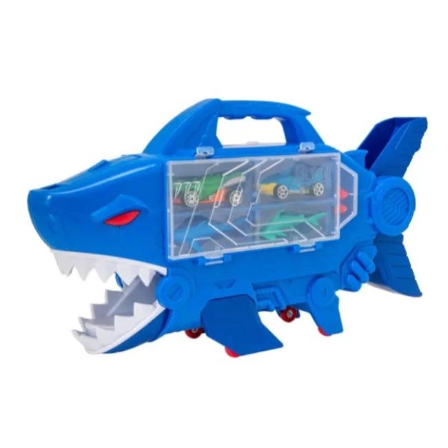 TEAMSTERZ BEAST MACHINES SHARK DESTROYER PLAYSET