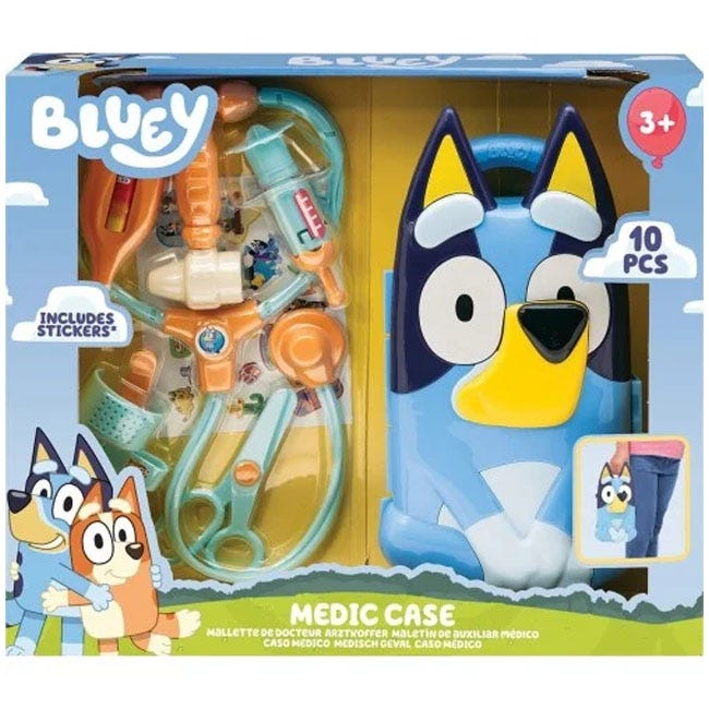 BLUEY CHARACTER MEDICAL CASE