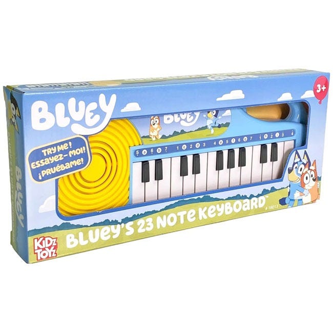 BLUEY 23 NOTE MUSICAL KEYBOARD