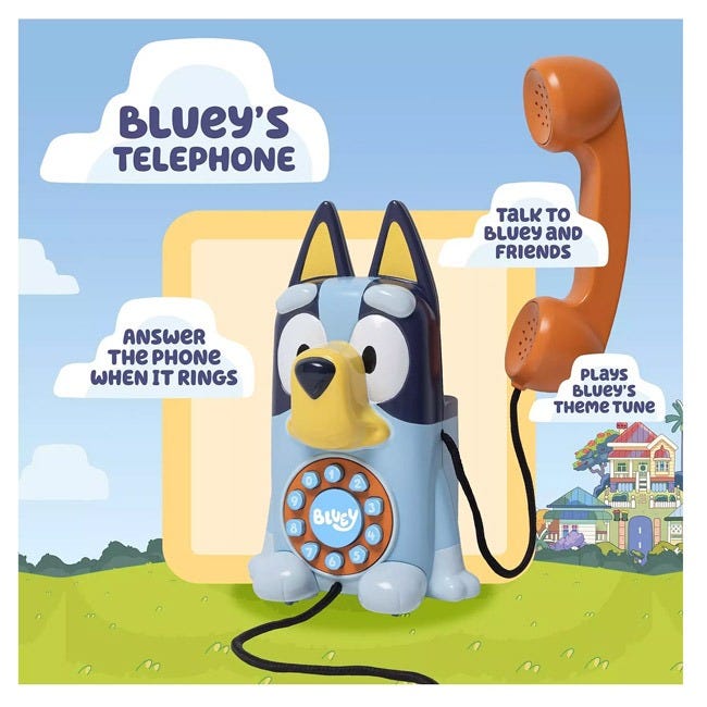 BLUEY BABY TOY PHONE