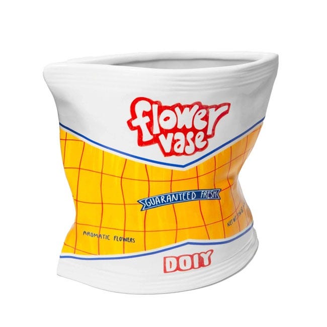 DOIY VASE CORNER SHOP CHIPS BAG