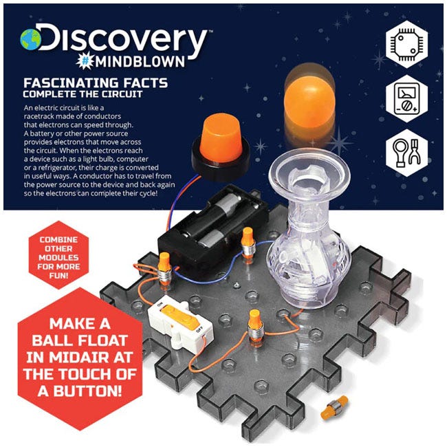 DISCOVERY KIDS CIRCUITRY ACTION EXPERIMENT - FLOATING BALL