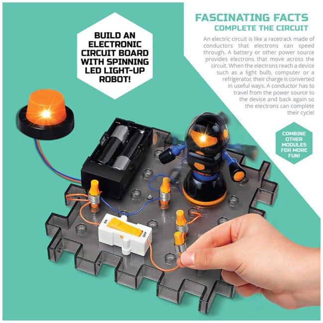 DISCOVERY KIDS CIRCUITRY ACTION EXPERIMENT - ROBOT SPINNER