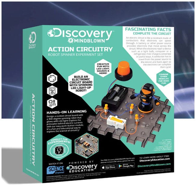 DISCOVERY KIDS CIRCUITRY ACTION EXPERIMENT - ROBOT SPINNER