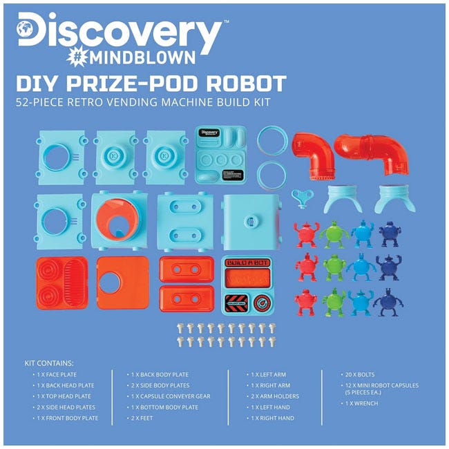DISCOVERY MINDBLOWN STEM DIY POD ROBOT VENDING MACHINE KIT