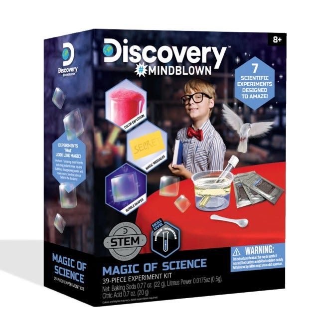 DISCOVERY KIDS EXPERIMENT KIT MAGIC OF SCIENCE