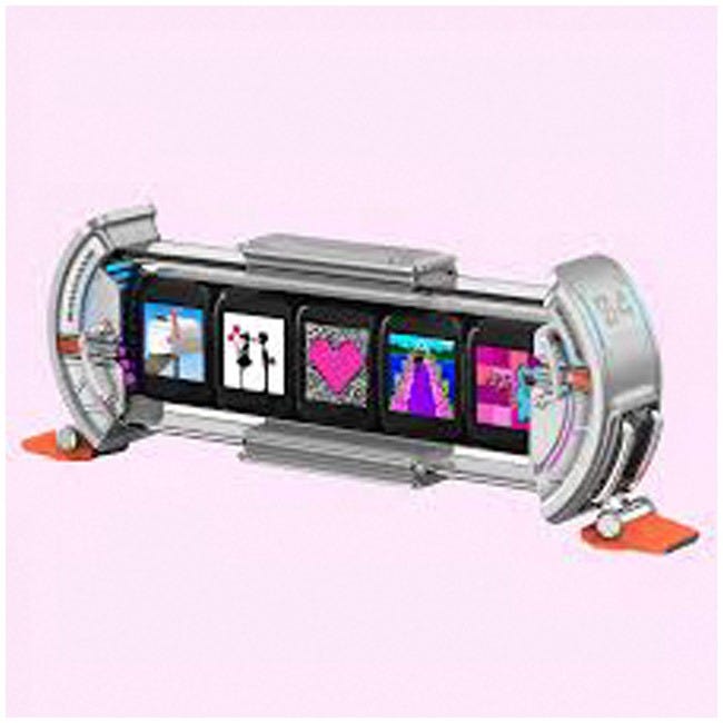 DIVOOM TIMES GATE PIXEL ART INFORMATIVE CYBERPUNK DIGI SILVER