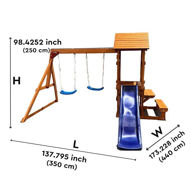 DP HAILEY WOODEN GYMSET