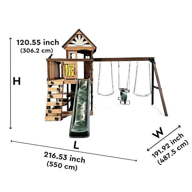 DP MARSEILLE WOODEN GYMSET