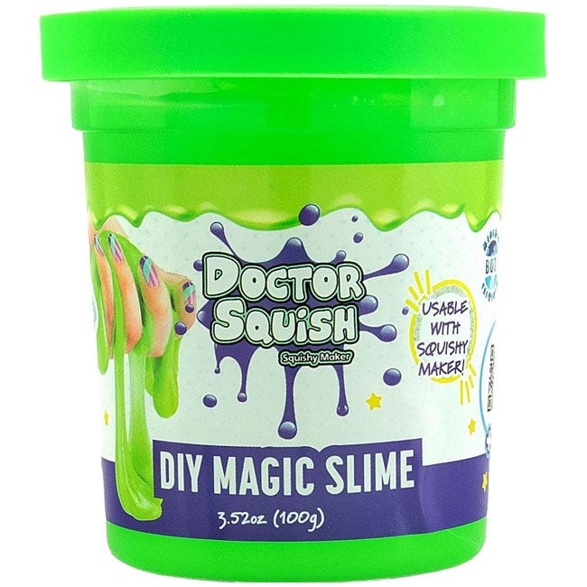 DOCTOR SQUISH DIY MAGIC SLIME BLISTER PACK GREEN - 100GM