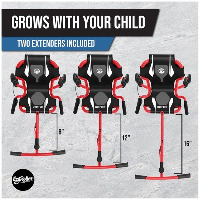 EZY ROLLER RIDE-ON DRIFTER X - RED