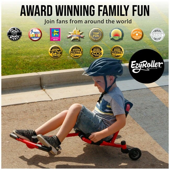 EZY ROLLER RIDE-ON DRIFTER X - RED