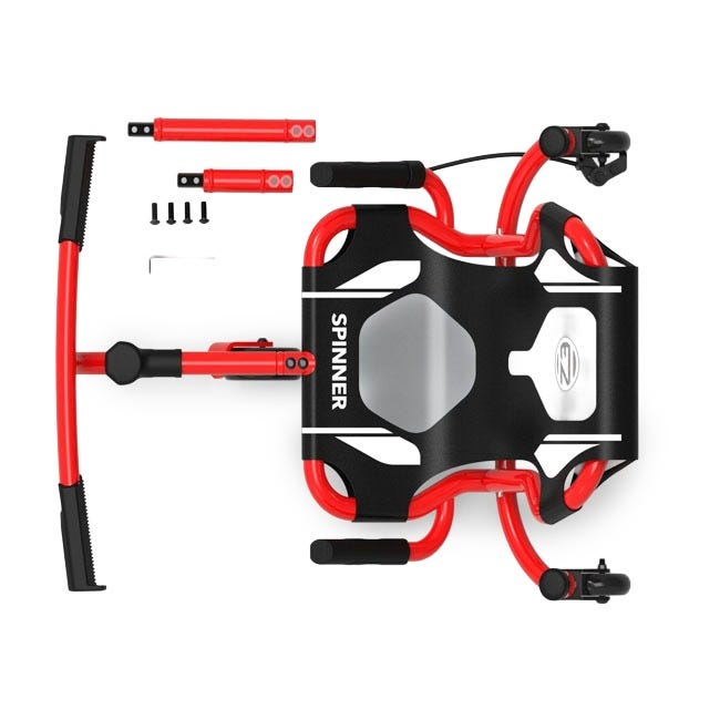 EZY ROLLER RIDE-ON SPINNER X - RED