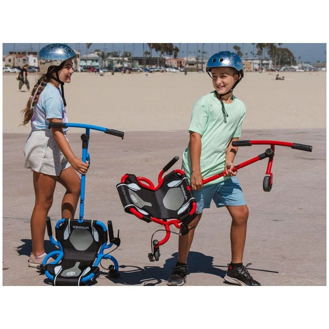 EZY ROLLER RIDE-ON SPINNER X - RED