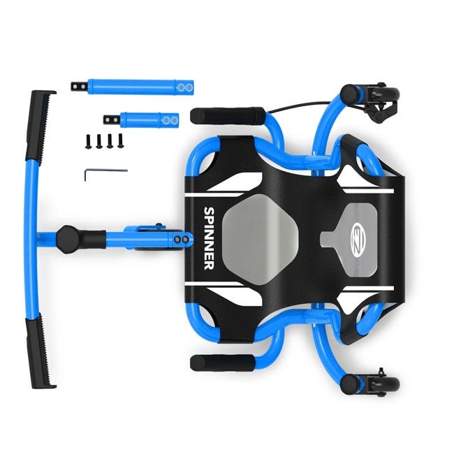 EZY ROLLER RIDE-ON SPINNER X - BLUE