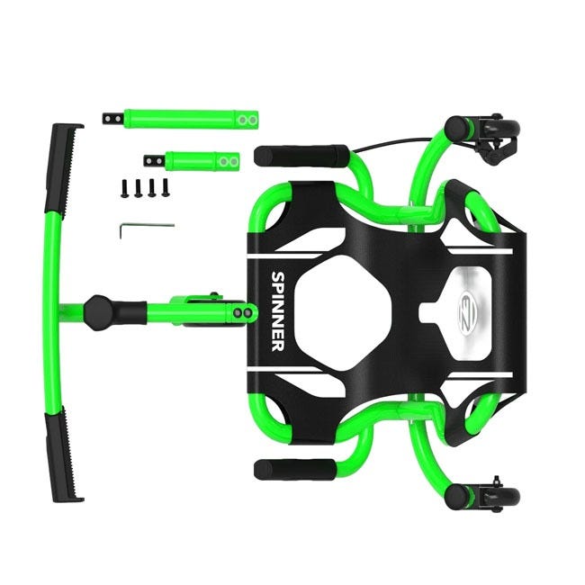 EZY ROLLER RIDE-ON SPINNER X - GREEN