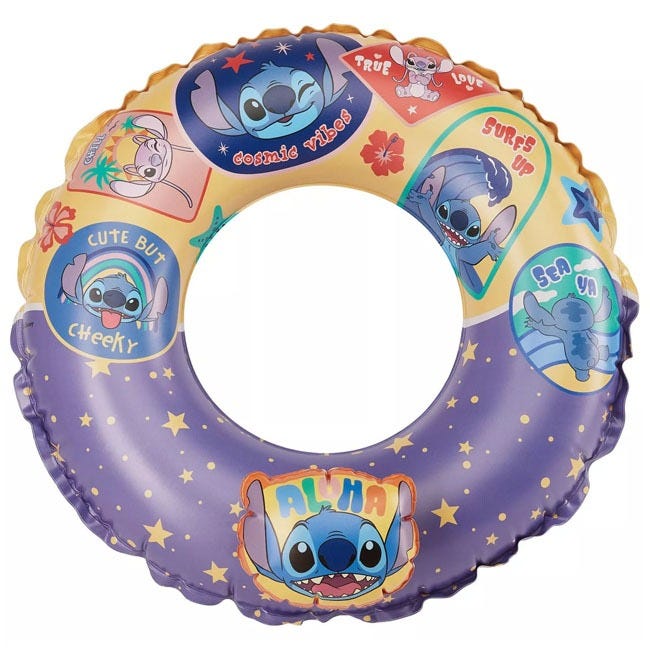 DISNEY STITCH 50CM 3D SWIM RING