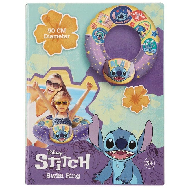 DISNEY STITCH 50CM 3D SWIM RING