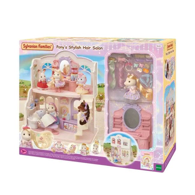 SYLVANIAN FAMILIES PONYS STYLISH HAIR SALON