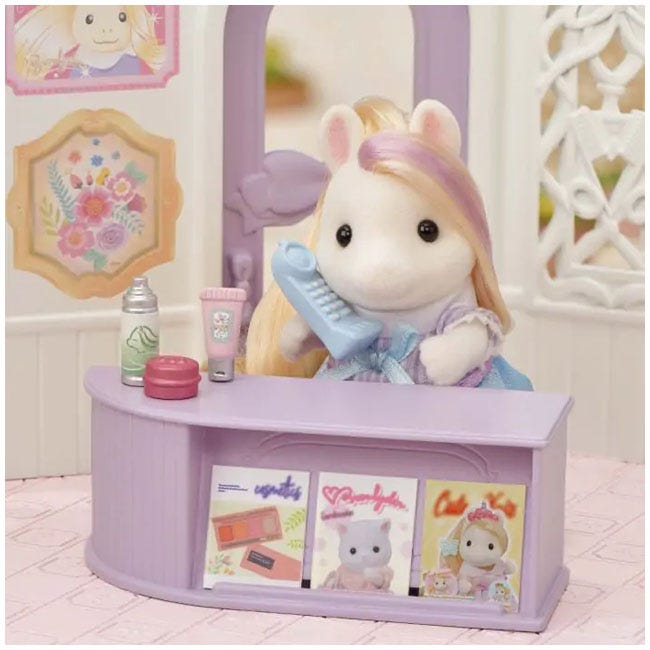 SYLVANIAN FAMILIES PONYS STYLISH HAIR SALON