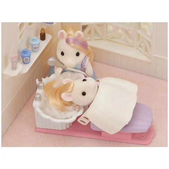 SYLVANIAN FAMILIES PONYS STYLISH HAIR SALON