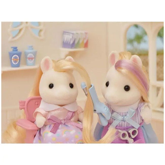 SYLVANIAN FAMILIES PONYS STYLISH HAIR SALON