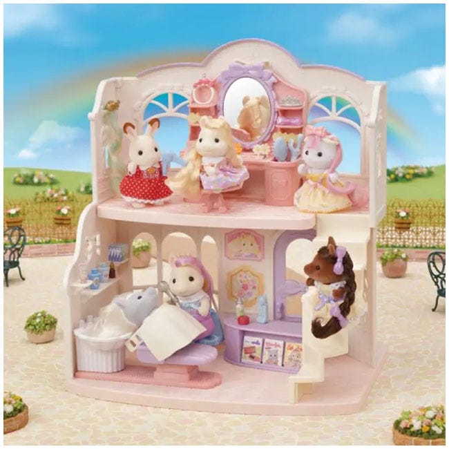 SYLVANIAN FAMILIES PONYS STYLISH HAIR SALON